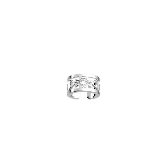 BAGUE SIOUX T58 12MM FINITION ARGENTÉE