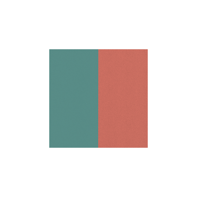 CUIR 30MM BLEU MINÉRAL/ARGILE ROSE