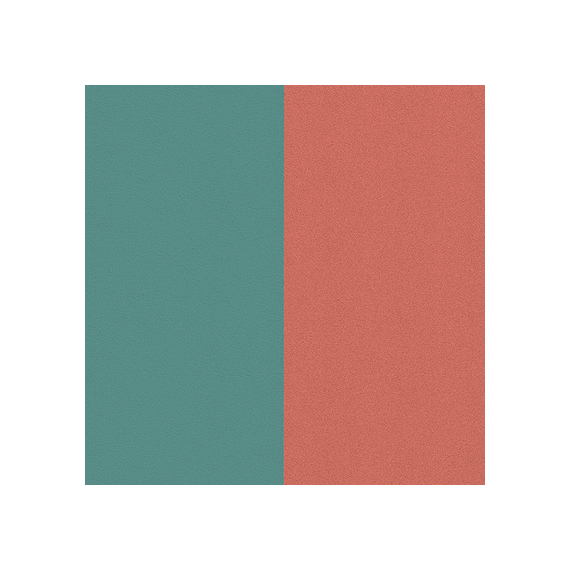 CUIR 30MM BLEU MINÉRAL/ARGILE ROSE