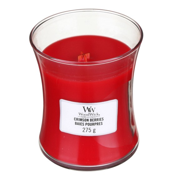 BOUGIE WOODWICK BAIES POURPRES PETITE BOUGIE