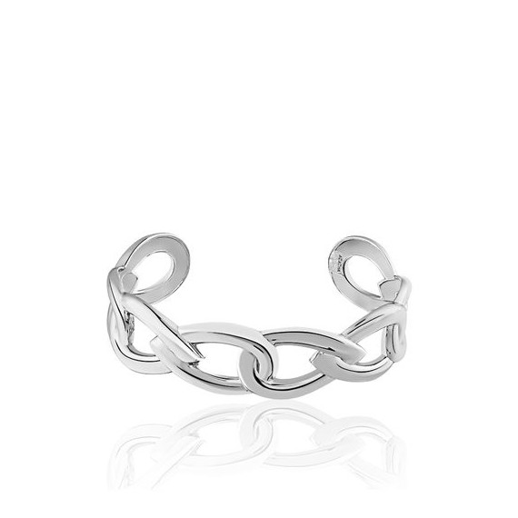 AGATHA MANCHETTE ICONICS GOUTTES ENTRELACÉES ARGENTÉ