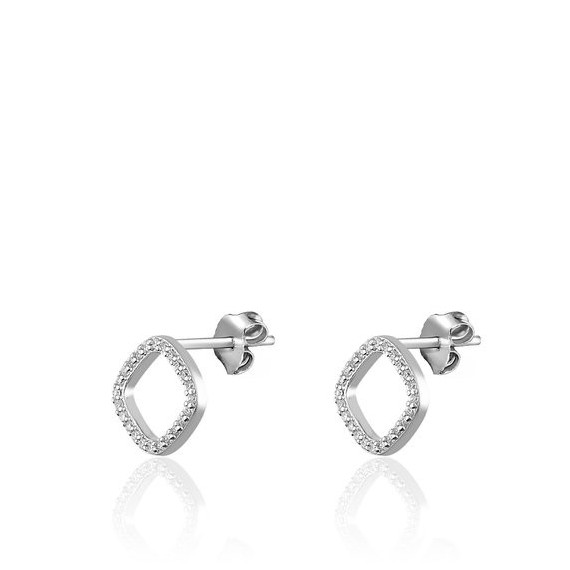 AGATHA BOUCLES D OREILLES PUCES SISSI ARGENTÉ