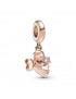 CHARM PENDANT ANGE À AILES EN FORME DE COEUR PANDORA ROSE