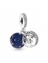CHARM PENDANT DOUBLE ARBRE & LUNE DE LA GALAXIE