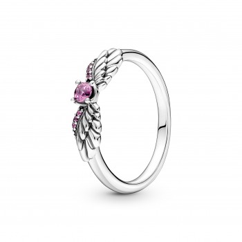 BAGUE AILES D ANGE SCINTILLANTES T54