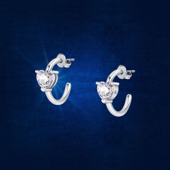 BOUCLES D OREILLES MINI ANNEAUX CHIARA FERRAGNI FIRST LOVE