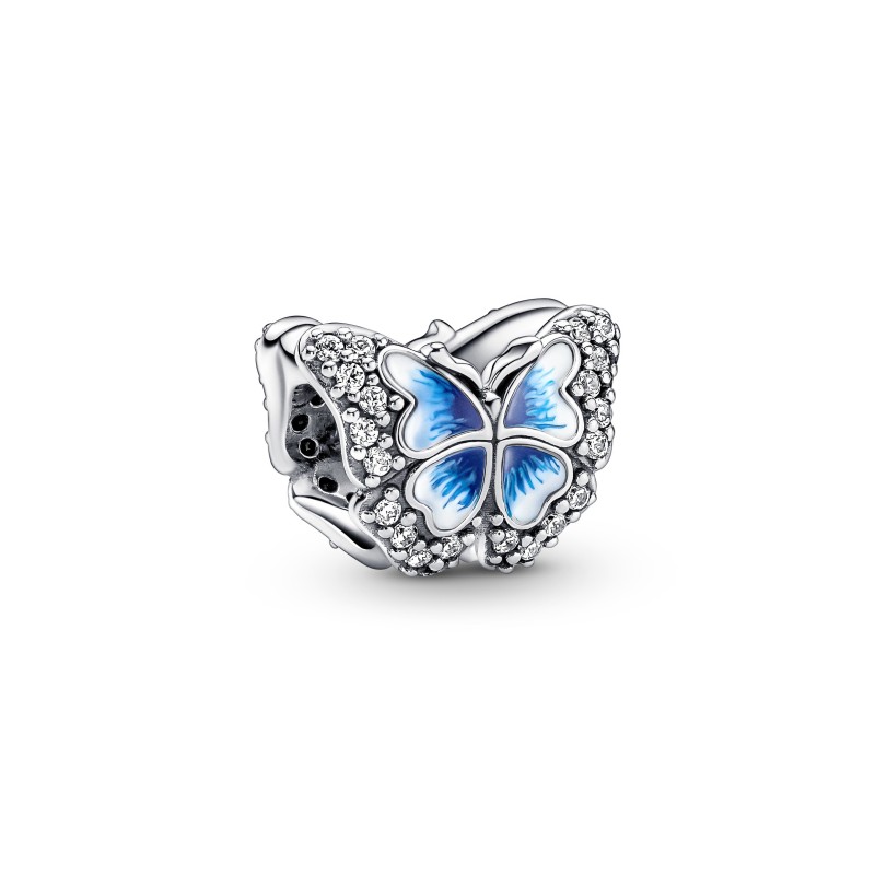 CHARM SCINTILLANT PAPILLON BLEU