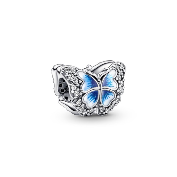 CHARM SCINTILLANT PAPILLON BLEU