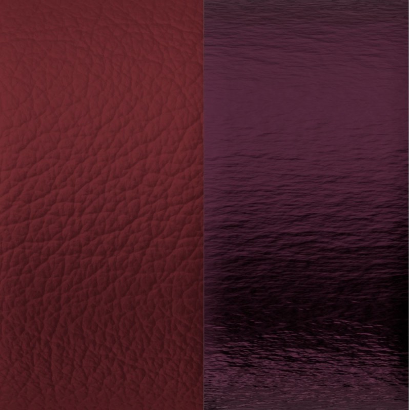 CUIR MANCHETTE 14 MM CASSIS/MURE NACRÉE