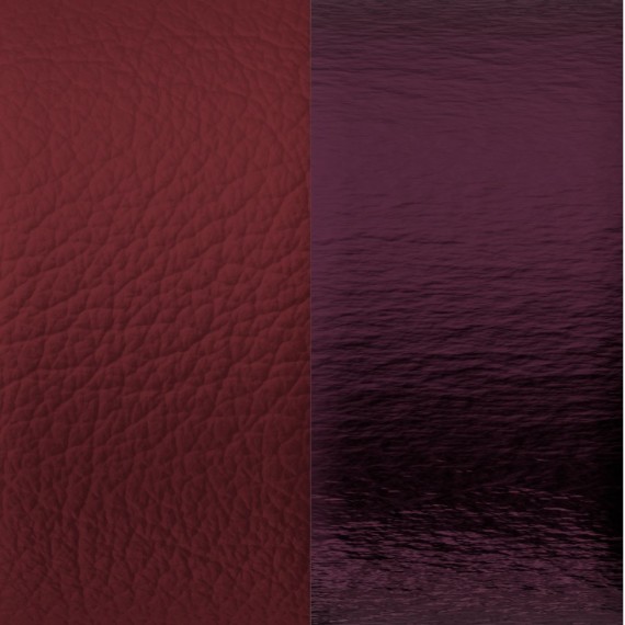 CUIR MANCHETTE 14 MM CASSIS/MURE NACRÉE