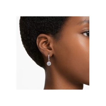 BOUCLES D OREILLES PENDANTES PAVÉES CONSTELLA - ARGENTÉ