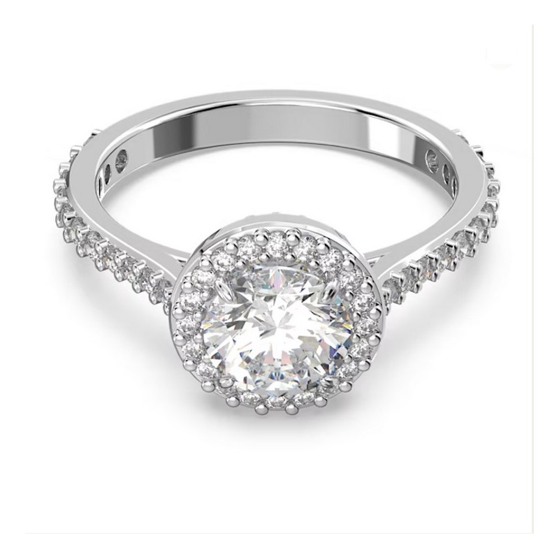 BAGUE COCKTAIL CONSTELLA PAVÉE T55 - ARGENTÉ