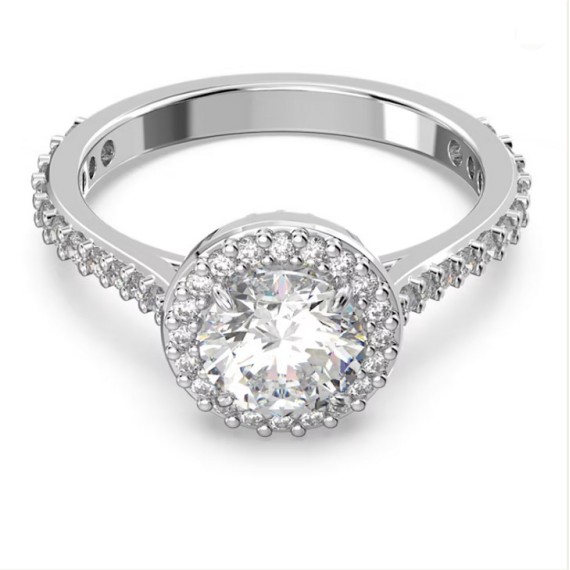 BAGUE COCKTAIL CONSTELLA PAVÉE T55 - ARGENTÉ