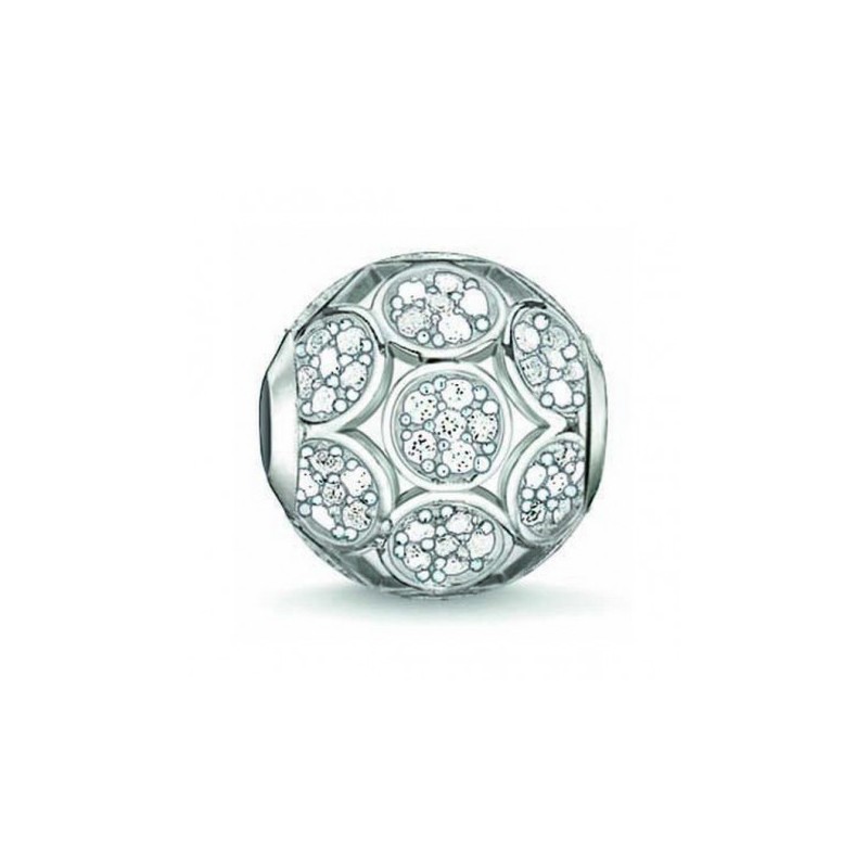 BEAD POUR BRACELET THOMAS SABO SPARKLING CIRCLES ARGENT