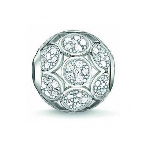 BEAD POUR BRACELET THOMAS SABO SPARKLING CIRCLES ARGENT