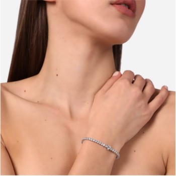 BRACELET CHIARA FERRAGNI FIRST LOVE TENNIS BLANC