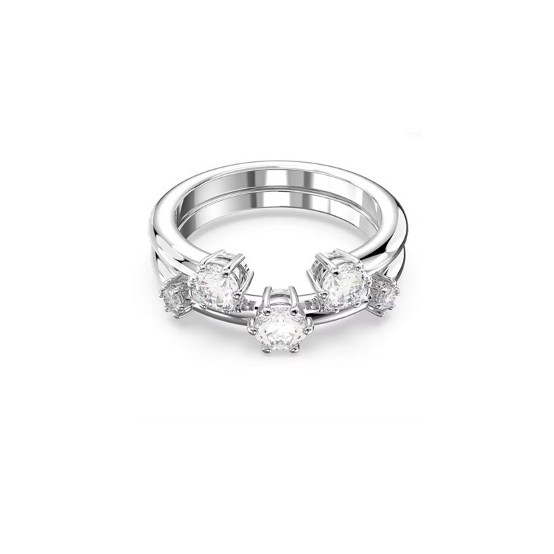 BAGUE CONSTELLA DOUBLE - ARGENTÉ T52