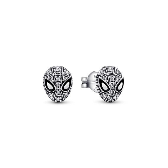 CLOUS D OREILLES PAVÉS MARVEL MASQUE DE SPIDER-MAN