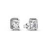 CLOUS D OREILLES HALO SCINTILLANT RECTANGULAIRE