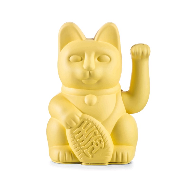 CHAT PORTE-BONHEUR MANEKI NEKO JAUNE