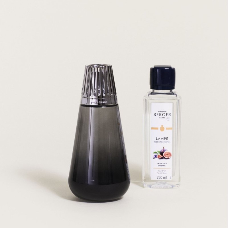 COFFRET LAMPE BERGER AMPHORA NOIRE
