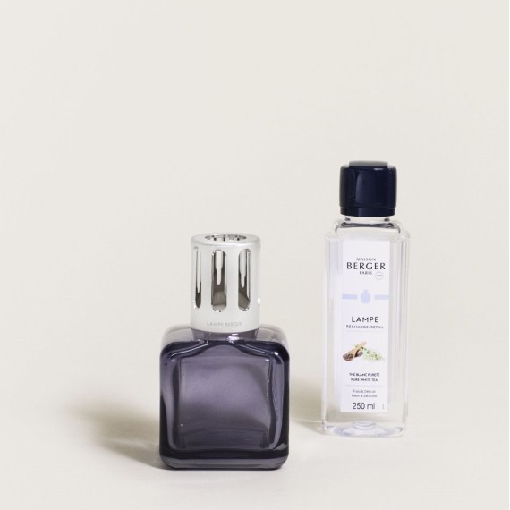 COFFRET LAMPE BERGER GLAÇON GRISE