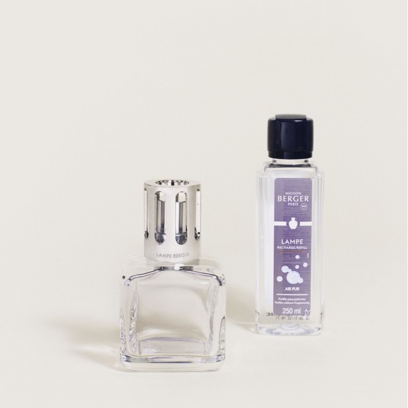 COFFRET LAMPE BERGER GLAÇON TRANSPARENTE