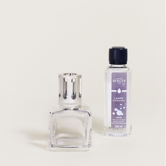COFFRET LAMPE BERGER GLAÇON TRANSPARENTE