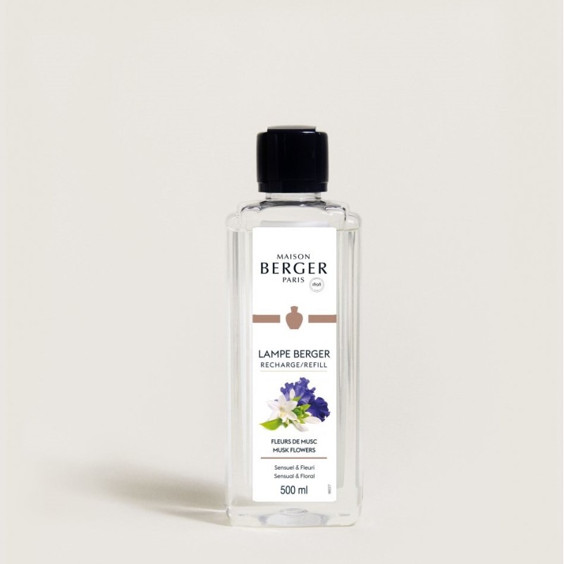 RECHARGE LAMPE BERGER PARFUM FLEURS DE MUSC 500ML