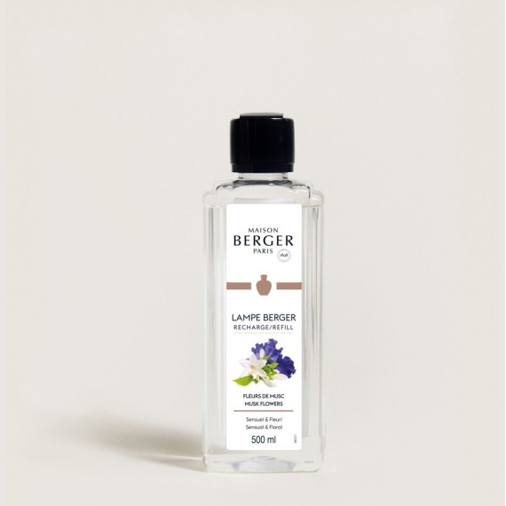 RECHARGE LAMPE BERGER PARFUM FLEURS DE MUSC 500ML