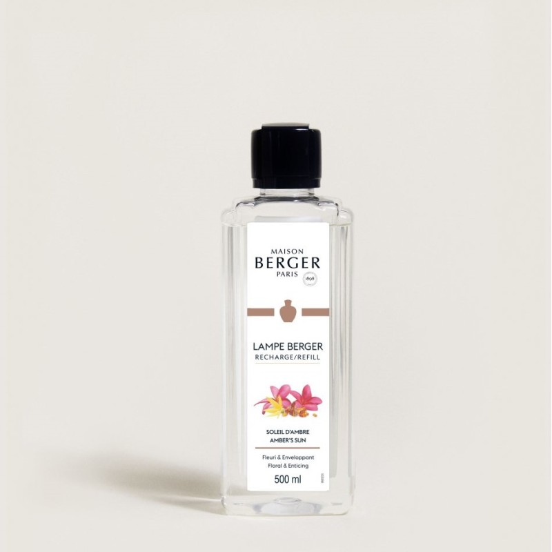 RECHARGE LAMPE BERGER PARFUM SOLEIL D AMBRE 500ML