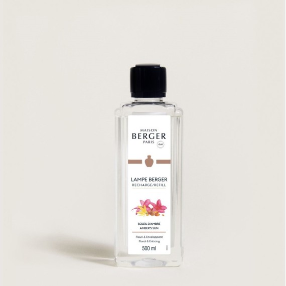 RECHARGE LAMPE BERGER PARFUM SOLEIL D AMBRE 500ML