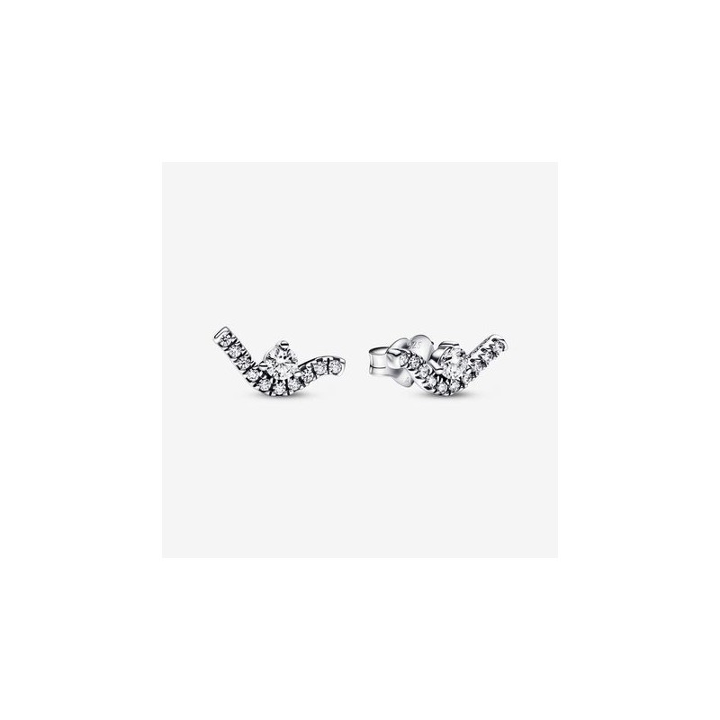 CLOUS D OREILLES VAGUE SCINTILLANTE