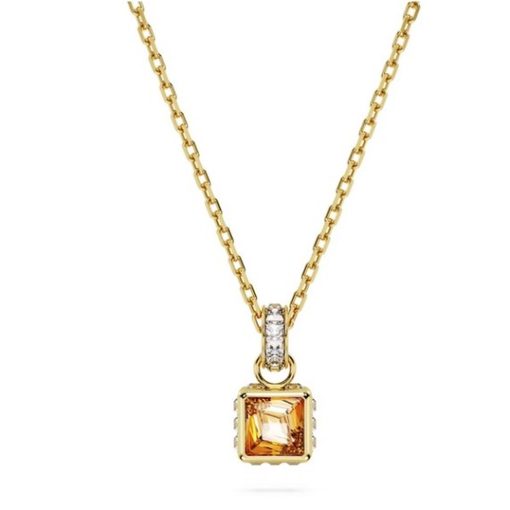 PENDENTIF STILLA TAILLE CARRÉ - JAUNE