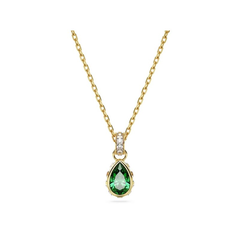 PENDENTIF CHROMA - DORÉ/VERT