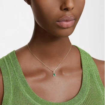 PENDENTIF CHROMA - DORÉ/VERT