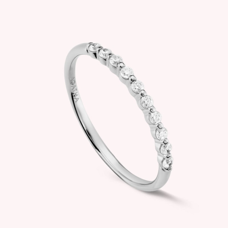 AGATHA BAGUE FINE BELOVED - ARGENTÉ T48