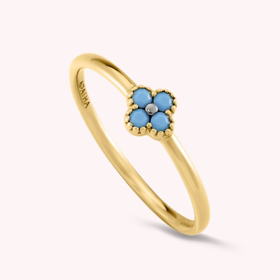 AGATHA BAGUE FINE BELOVED - TURQUOISE/DORÉ T54