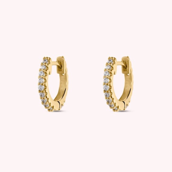 AGATHA BOUCLES D OREILLES CRÉOLES AUSTRAL - DORÉ