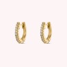 AGATHA BOUCLES D OREILLES CRÉOLES AUSTRAL - DORÉ