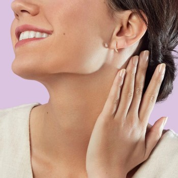 AGATHA BOUCLES D OREILLES CRÉOLES AUSTRAL - DORÉ