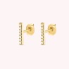 AGATHA BOUCLES D OREILLES PUCES BARSHINE - DORÉ
