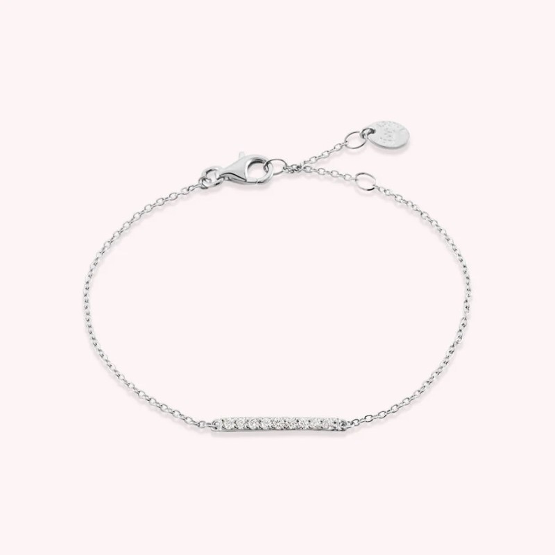 AGATHA BRACELET BARSHINE - ARGENTÉ