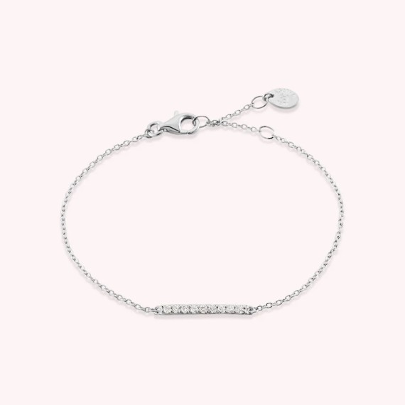 AGATHA BRACELET BARSHINE - ARGENTÉ