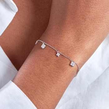 AGATHA BRACELET SOUPLE BELOVED - ARGENTÉ