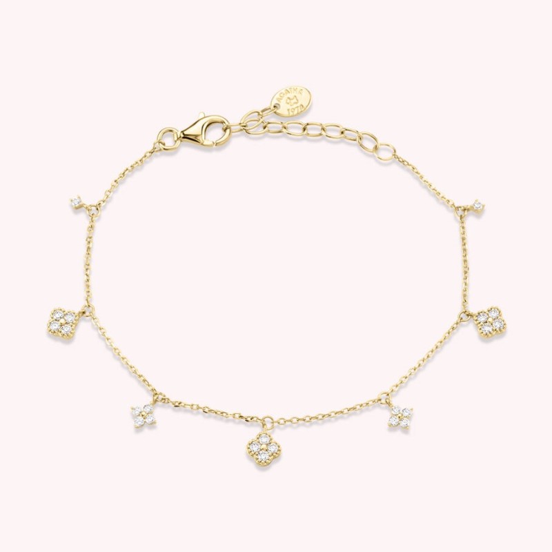 AGATHA BRACELET SOUPLE BELOVED - DORÉ