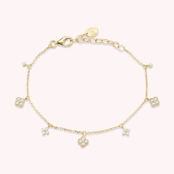 AGATHA BRACELET SOUPLE BELOVED - DORÉ
