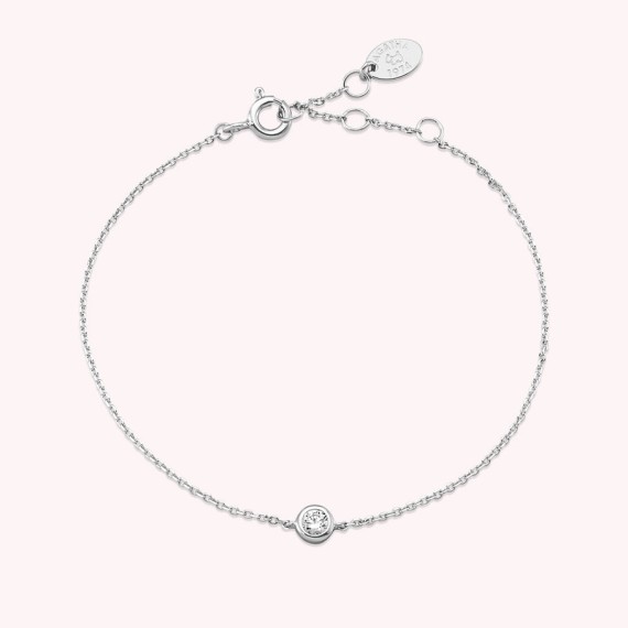 AGATHA BRACELET SOUPLE BRILLANT - ARGENTÉ