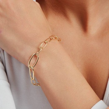 AGATHA BRACELET SOUPLE CHAIN - DORÉ