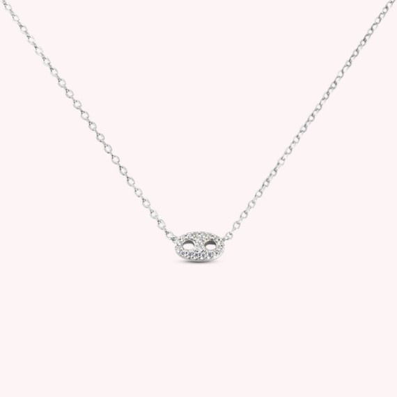 AGATHA COLLIER RAS DU COU ETREINTE - ARGENTÉ